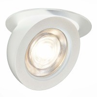 ST654.538.10 Св-к встр. Белый LED 1*10W 3000K 850Lm Ra90 38° IP20 D109xH60 180-240V Встраиваемые светильники