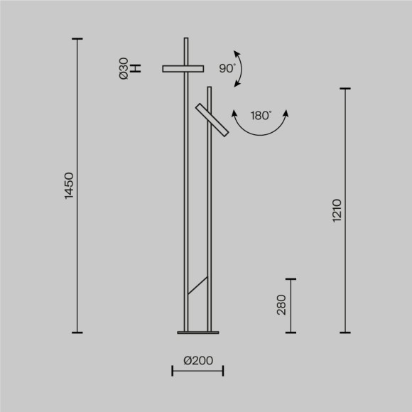 MOD460FL-L6B3K Торшер с основанием из мрамора и черного металла, независимый выкл. на каждом плафоне, 6Вт 250Лм 3000К CRI80 180° Maytoni Trust MOD460FL-L6B3K Торшер с основанием из мрамора и черного металла, независимый выкл. на каждом плафоне, 6Вт 250Лм 3000К CRI80 180° Maytoni Trust
