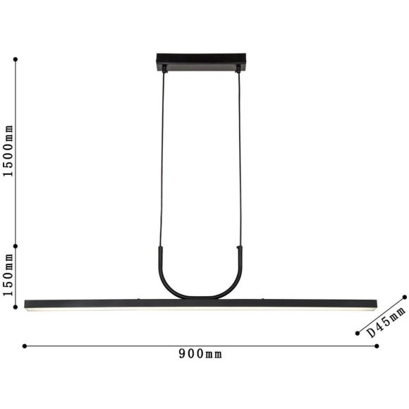 Подвесной светильник Raya 4096-1P