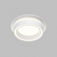Встраиваемый точечный светильник Denkirs GLOW DK-DH2010-WH (GX53, LED, 15 Вт, IP20, белый, алюминий, акрил)