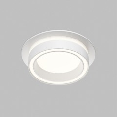 Встраиваемый точечный светильник Denkirs GLOW DK-DH2010-WH (GX53, LED, 15 Вт, IP20, белый, алюминий, акрил)