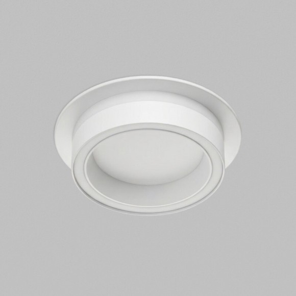 Встраиваемый точечный светильник Denkirs GLOW DK-DH2010-WH (GX53, LED, 15 Вт, IP20, белый, алюминий, акрил)