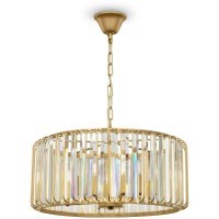 Подвесная люстра хрустальная Esme FR1005PL-05G