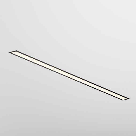 LL313011 Линейный светильник встраиваемый черный 1 метр 3000K 50x35 20Вт