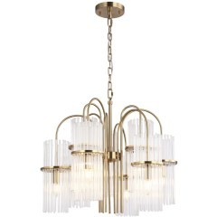 SL6145.303.09 Светильник подвесной ST-Luce латунь/прозрачный E14 9*40W TASSE