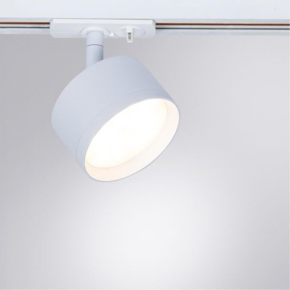Однофазный двужильный трековый светильник Arte Lamp A5547PL-1WH INTERCRUS под сменную лампу GX53 Однофазный двужильный трековый светильник Arte Lamp A5547PL-1WH INTERCRUS под сменную лампу GX53