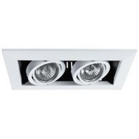 Встраиваемый светильник Arte Lamp A5941PL-2WH CARDANI PICCOLO под лампы 2xGU10 50W