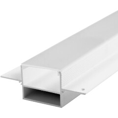 ST Luce ST037.529.02 Профиль 2м для световой линии встраиваемый в ГКЛ потолок, белый алюминиевый 2000x83x32мм, под светодиодную ленту LED скрытый монтаж IP20