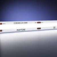 Maytoni 201077 Светодиодная лента 5м, ширина 8мм, 24В COB 12Вт/м 1205Лм/м 6000К CRI90 180° IP20, кратность резки 41мм, от -30°С до +60°С
