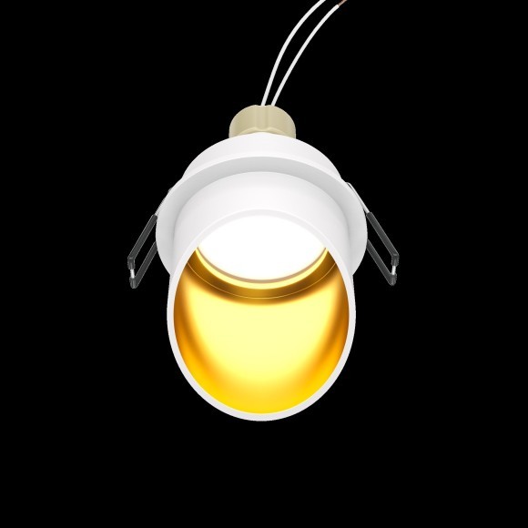 Встраиваемый светильник Maytoni DL044-01-GU10-W L IPari под лампу 1xGU10 35W