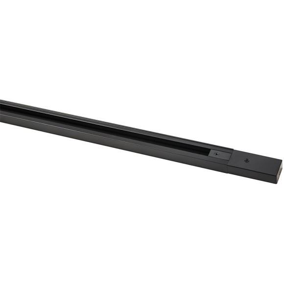 2м черный встраиваемый в ГКЛ однофазный шинопровод Crystal Lux CLT 0.121 01 L2000 BL