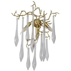 Бра Crystal Lux REINA AP3 GOLD PEARL