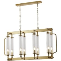 Люстра Crystal Lux TOMAS SP8 L1000 BRASS