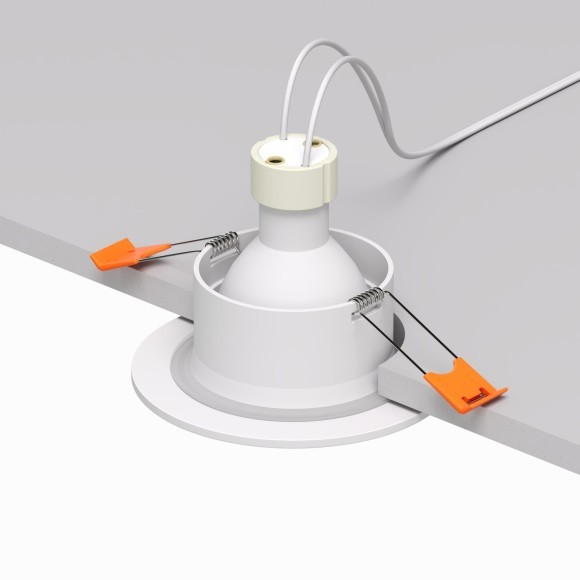 DK3016-WH Встраиваемый светильник влагозащищенный IP65 GU10 белый