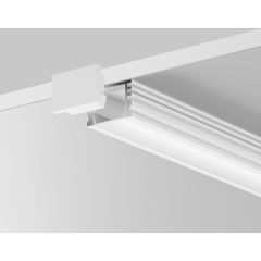 Алюминиевый профиль накладной 16x12 (Белый, 2 м), ALM-005-W-2M 631006