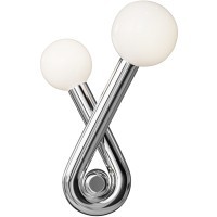 MOD476WL-02PT Хромированный настенный светильник (бра) под 2 лампы G9, без выключателя, Maytoni Vortex