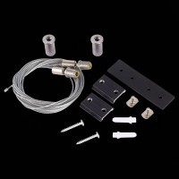 ST005.419.00.1 Тросовый подвес для магнитного шинопровода (2шт) ST-Luce Черный SKYLINE 48