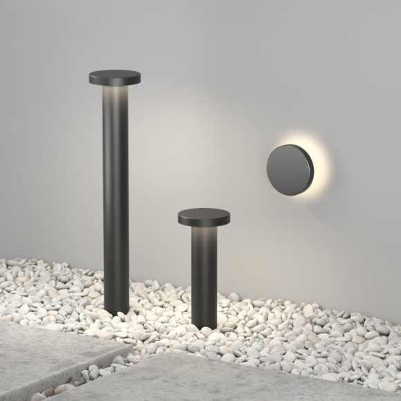 DK9708-BK Ландшафтный светодиодный черный уличный светильник Denkirs DRAMEN IP65 15Вт 3000К 870Лм CRI80 70°