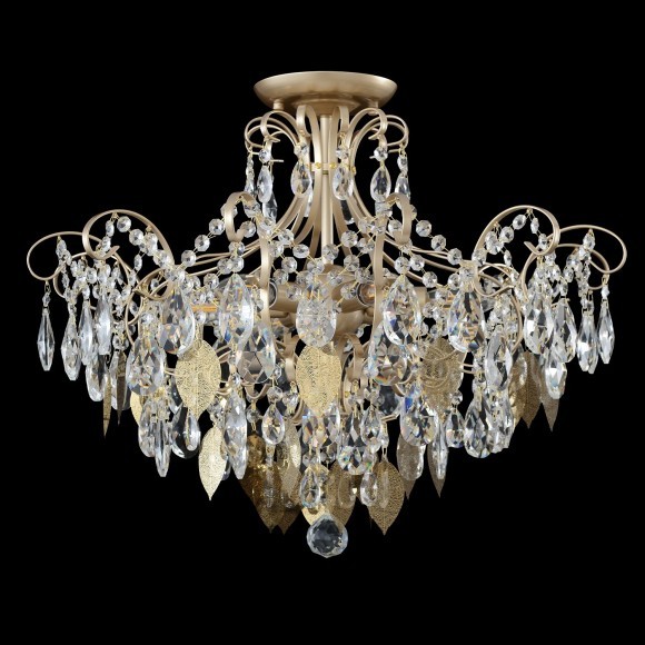 Светильник потолочный Crystal Lux ESMIRALDA PL6 GOLD 0523/106
