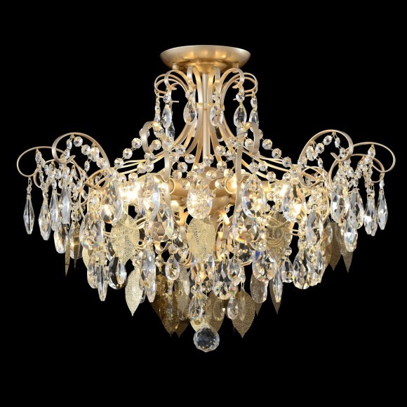 Светильник потолочный Crystal Lux ESMIRALDA PL6 GOLD 0523/106
