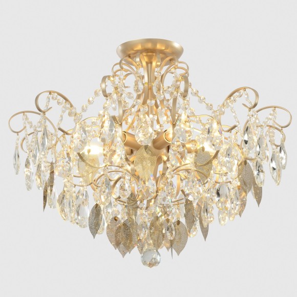 Светильник потолочный Crystal Lux ESMIRALDA PL6 GOLD 0523/106