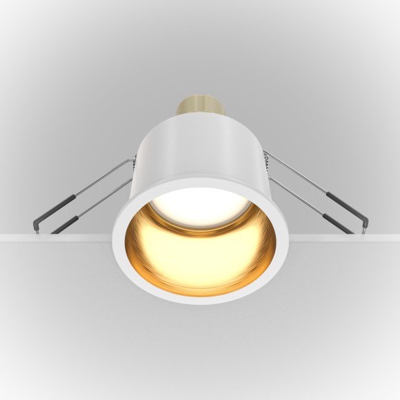 Встраиваемый светильник Maytoni DL049-01WG Reif под лампу 1xGU10 50W