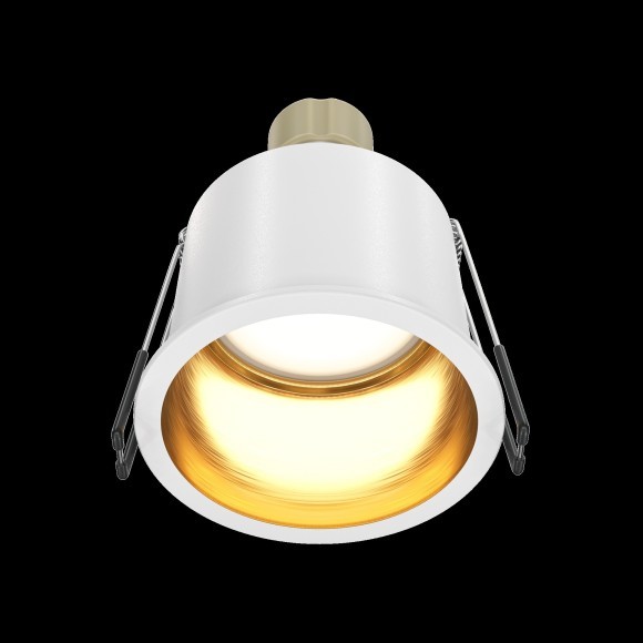 Встраиваемый светильник Maytoni DL049-01WG Reif под лампу 1xGU10 50W