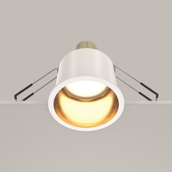 Встраиваемый светильник Maytoni DL049-01WG Reif под лампу 1xGU10 50W