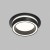 Встраиваемый точечный светильник Denkirs GLOW DK-DH2010-BK (GX53, LED, 15 Вт, IP20, черный, алюминий, акрил)