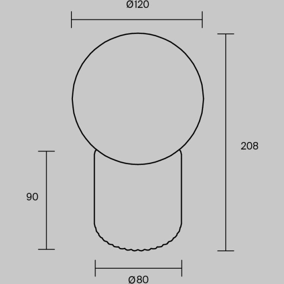 Настольная лампа с питанием от USB, аккумулятором и сенсорным диммером Maytoni MOD404RL-L3BG3K