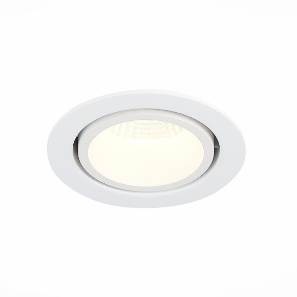 ST705.538.10 Св-к встр. Белый LED 1*10W 3000K 750Lm Ra90 38° IP20 D102xH85 170-240V Встраиваемые светильники