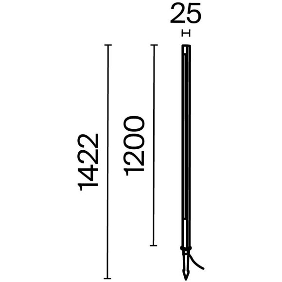 Ландшафтный светильник Outdoor O440FL-L18GF3K