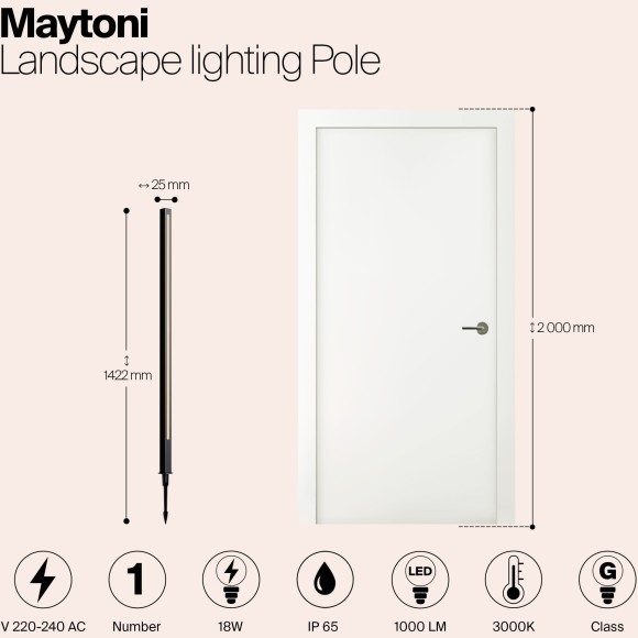 Ландшафтный светильник Outdoor O440FL-L18GF3K