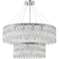 Люстра подвесная хрустальная 2173/09/26P Stilfort, серия Santorini