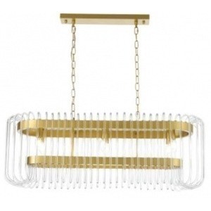 SL1228.203.08 Люстра подвесная ST-Luce Золотистый/Прозрачный E14 8*40W GROSSETO