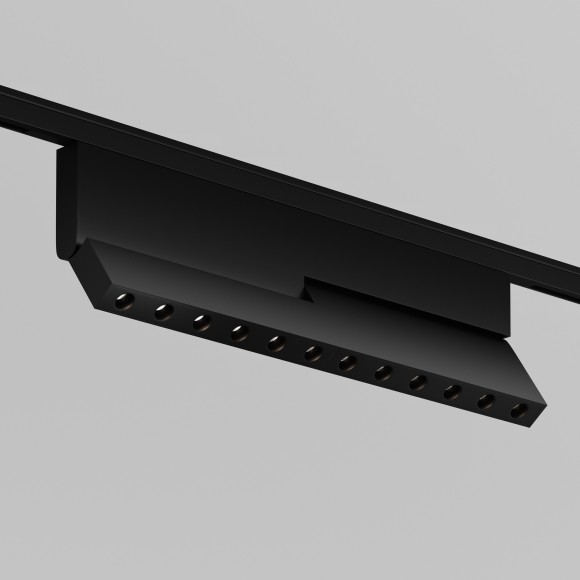 TR194-1-12W4K-M-B Ультратонкий трековый диммируемый по TRIAC 0/1-10V магнитный светодиодный светильник Maytoni Levity CRI90+ 4000К 430Лм 30° 12Вт