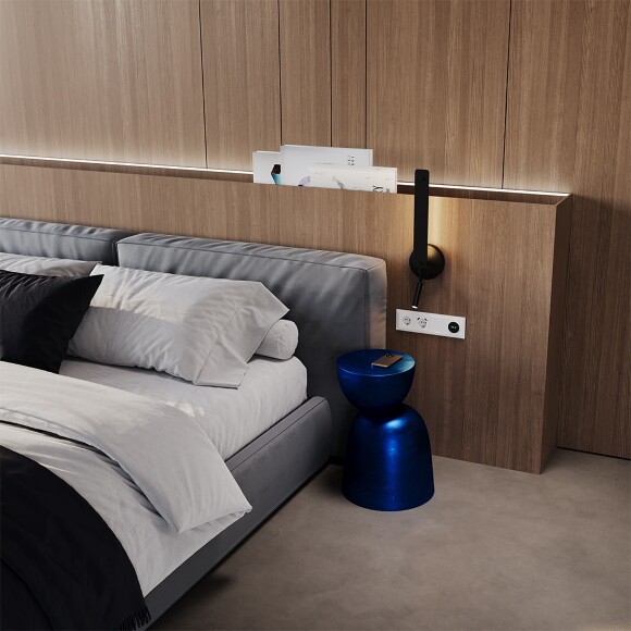 VLS110401 Рамка стеклянная для электрических изделий VOLTUM серии S70 на 4 поста белого цвета из стекла