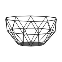 427083 UEDA Декоративная чаша сталь черный H130, D250