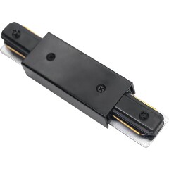 Lightstar Barra 502187-1 Прямой соединитель черный с вводом питания для шинопроводов 50202X(-T), 50203X(-T)