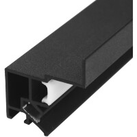 ST038.429.01 Парящий профиль под натяжной ПВХ потолок ST-Luce Черный Длина 2 000мм Светодиодные ленты