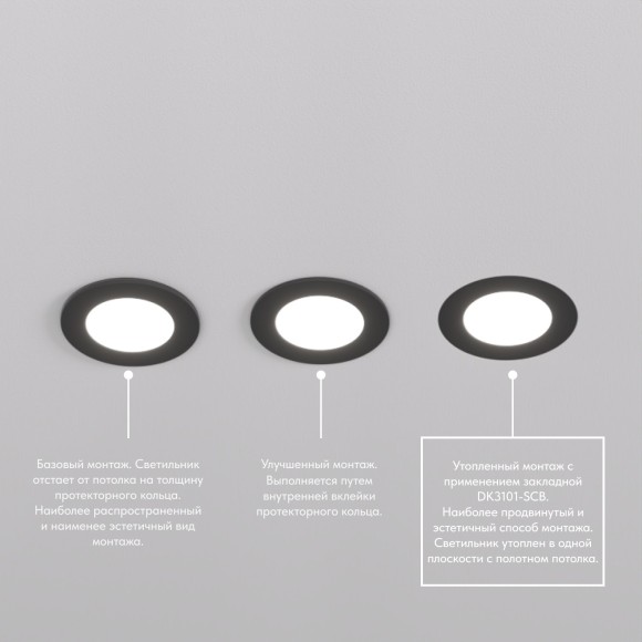 Точечный светильник PORT DK3101-BK
