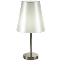 SLE105904-01 Прикроватная лампа Никель/Белый E14 1*40W BELLINO