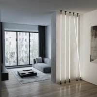 Arte Lamp SKYCROSS NEON A603506N Готовая тросовая неоновая система, длина 6м, шарнирные крепления, блок питания покупается отдельно, питание 24В 12Вт/м 1000лм/м 3000К CRI90+ диоды SMD2835 336шт/м IP20