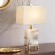 Настольная Лампа Art-Deco White Marble Lamp By Imperiumloft