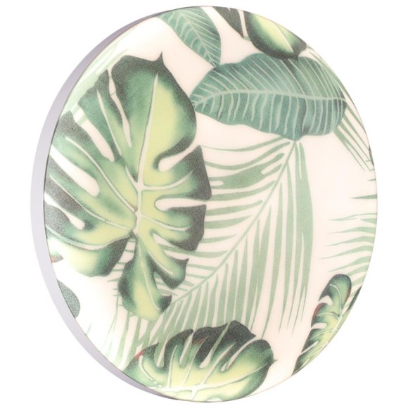 7748/EL PALE SN Светильник светодиодный потолочный пластик/белый/зеленый LED 70Вт 3000-6000К D480 IP43 пульт ДУ FLORI