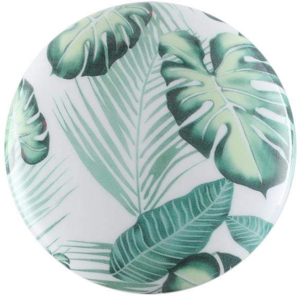 7748/EL PALE SN Светильник светодиодный потолочный пластик/белый/зеленый LED 70Вт 3000-6000К D480 IP43 пульт ДУ FLORI