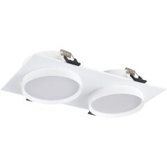 ST258.508.02 Св-к встр. Белый GX53 2*50W IP20 L220xW109xH43 220V Без ламп Встраиваемые светильники