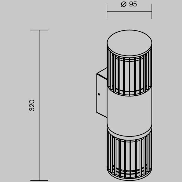 Настенный светильник (бра) Maytoni Alura O492WL-02GF Настенный светильник (бра) Maytoni Alura O492WL-02GF