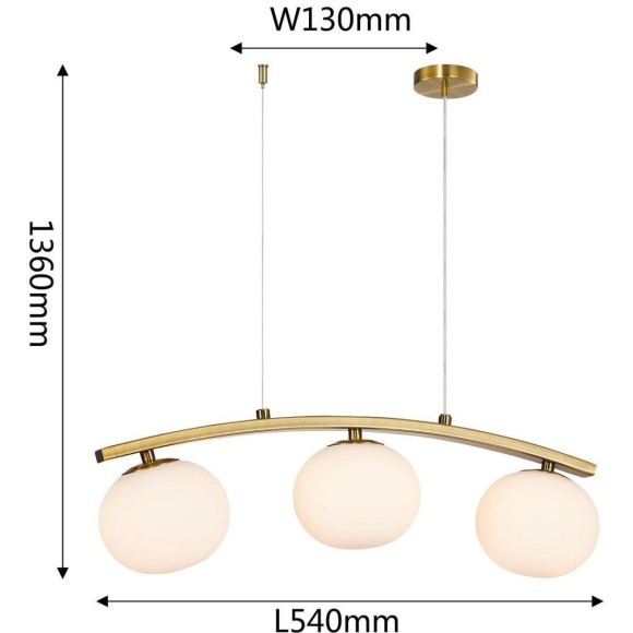 Подвесной светильник Arcata 4055-3P Подвесной светильник Arcata 4055-3P