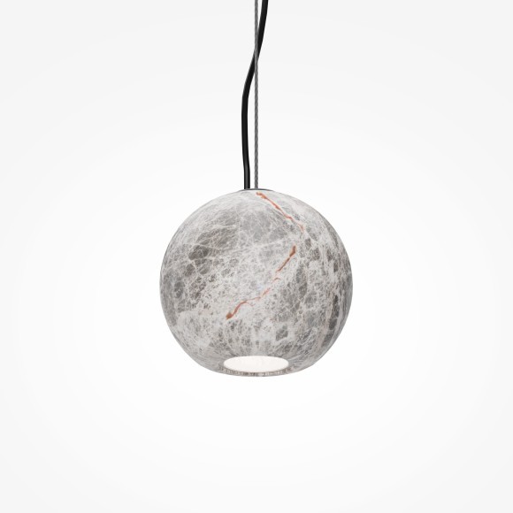 MOD461PL-01GR Подвесной светильник с серым мраморным плафоном и лампой GU10 Maytoni Basic Texture MOD461PL-01GR Подвесной светильник с серым мраморным плафоном и лампой GU10 Maytoni Basic Texture